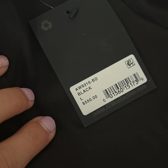 ! ATM Anthony Thomas Melillo Silk Short-Sleeve Jumpsuit size L. - Picture 5 of 6